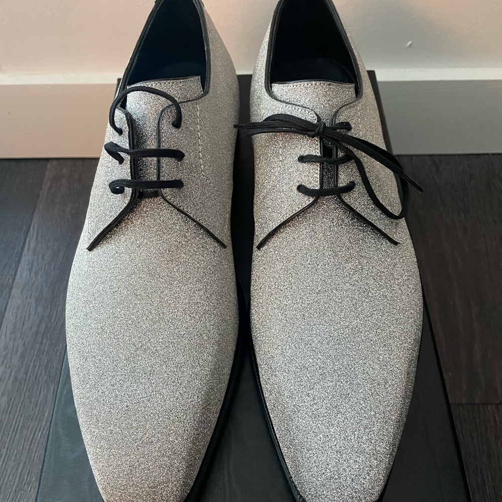 Brand New Never Worn metallic glitter Corthay PARIS Shoes